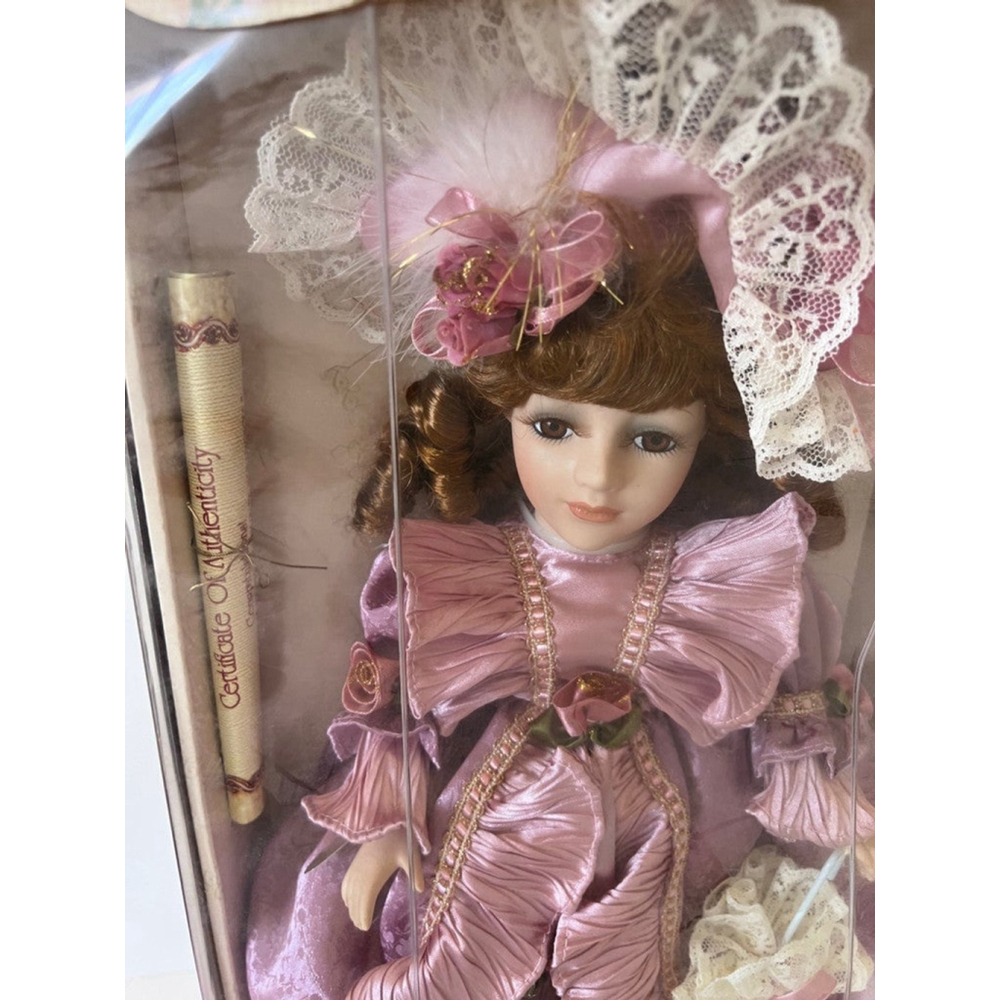 Collector's Choice Genuine Fine Bisque Porcelain 16” Doll Limited Edition w/COA